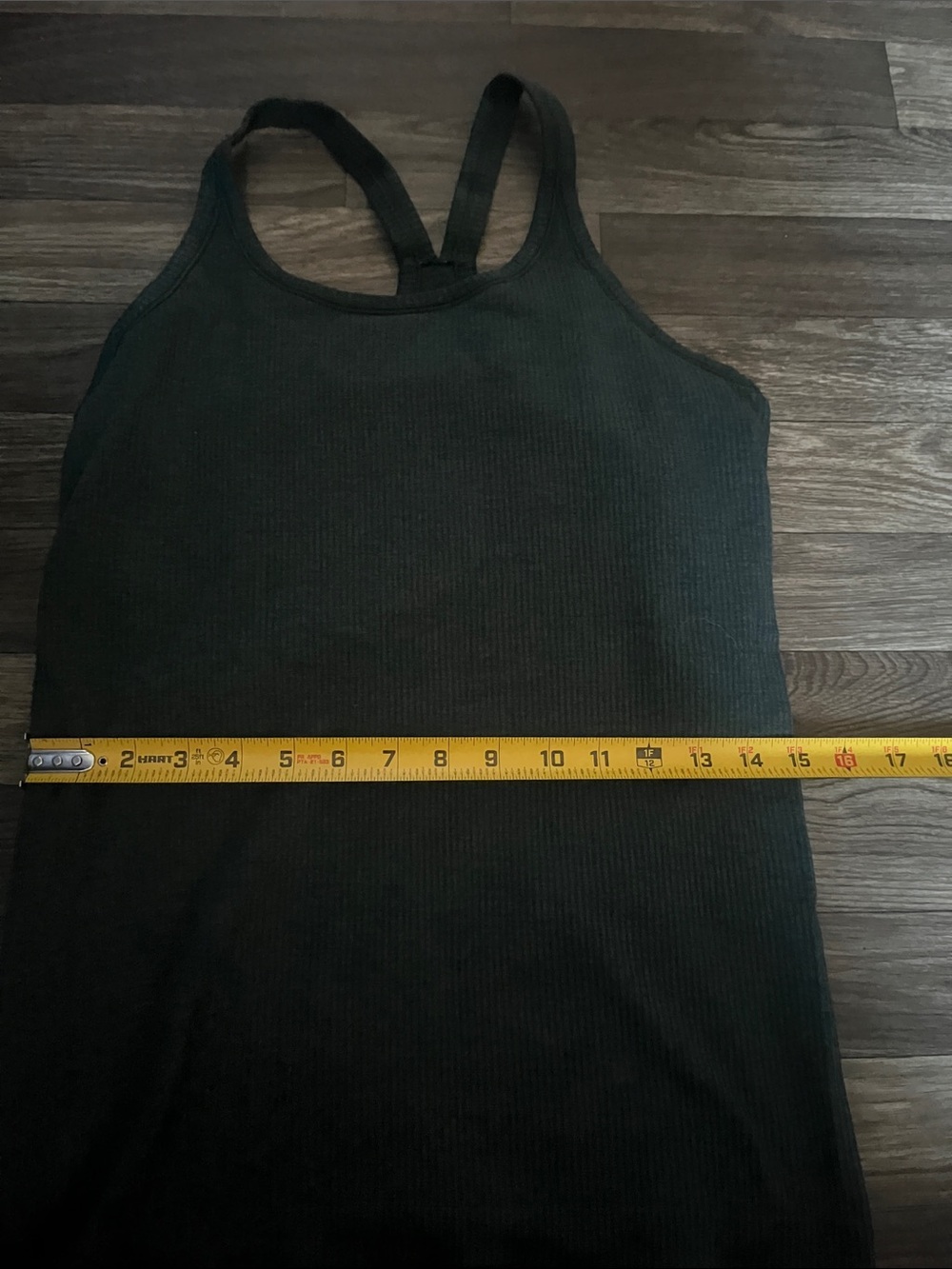 Classic Black Racerback Tank Top - Picture 4 of 5